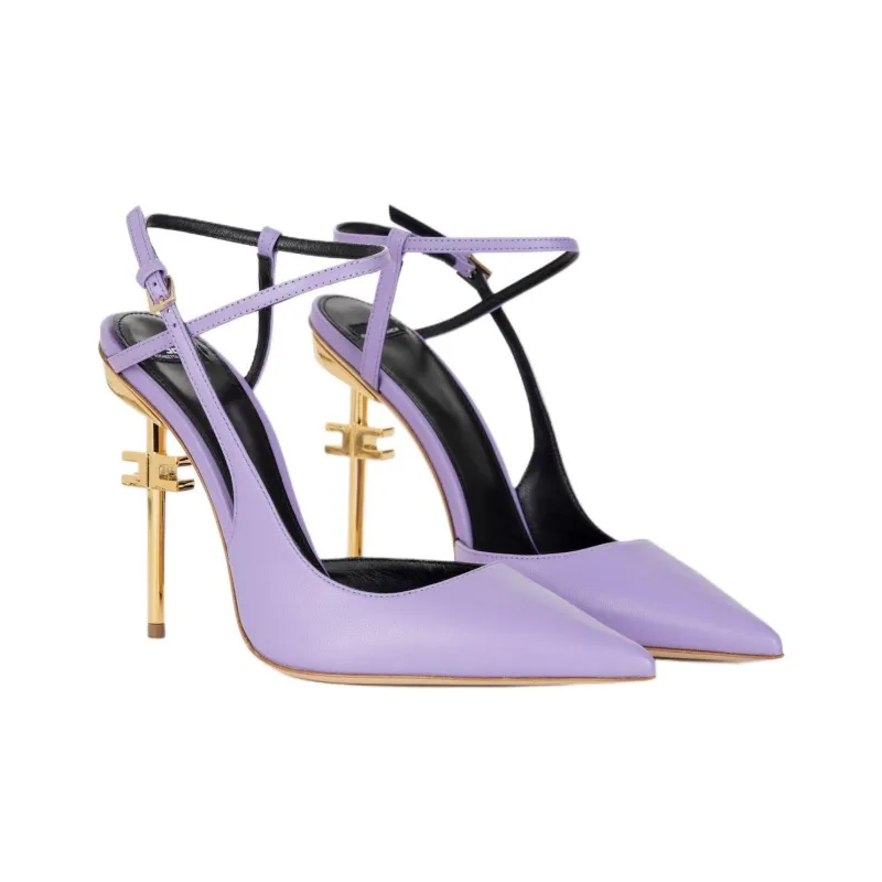 Elisabetta Franchi High Heels 10.5cm Women's Purple-2