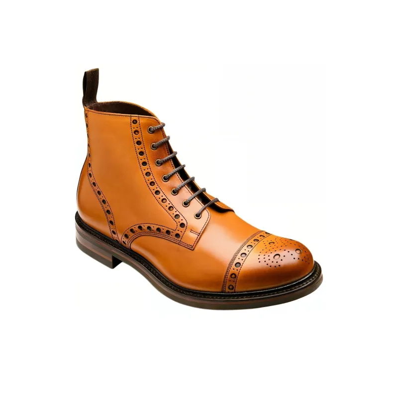 LOAKE Ankle Boots Men Orange-2
