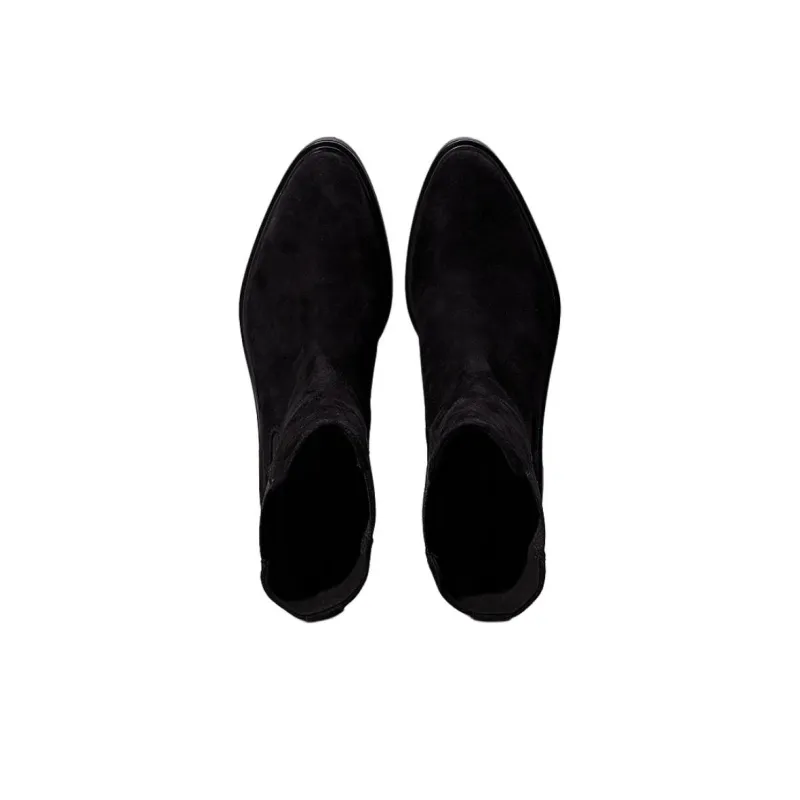 CALVIN KLEIN Short Chelsea Boots 4.5cm Women's Black-3
