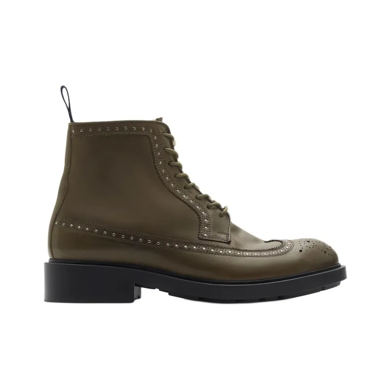 Burberry Loch Ankle Boots Men's Green-1