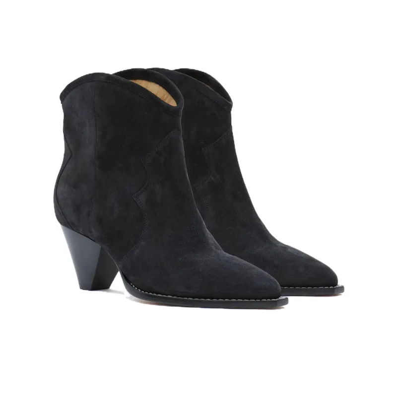 ISABEL MARANT Darizo Pointed-toe Suede Boots-2