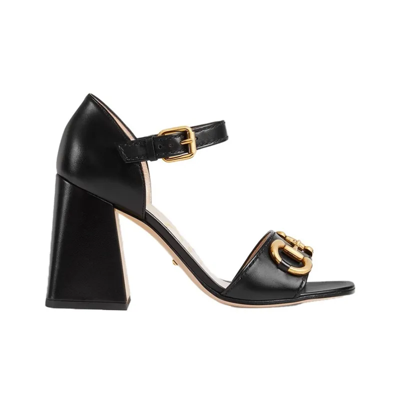 GUCCI Horsebit Block-heel Sandals-1