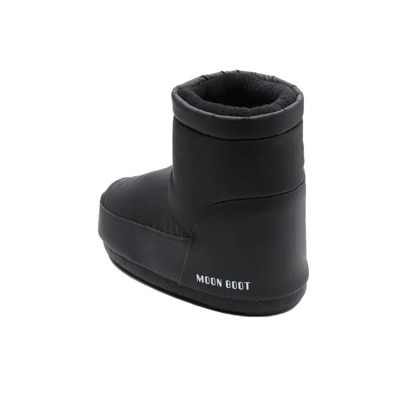 Moon Boot No Lace Rubber Boot Black-3