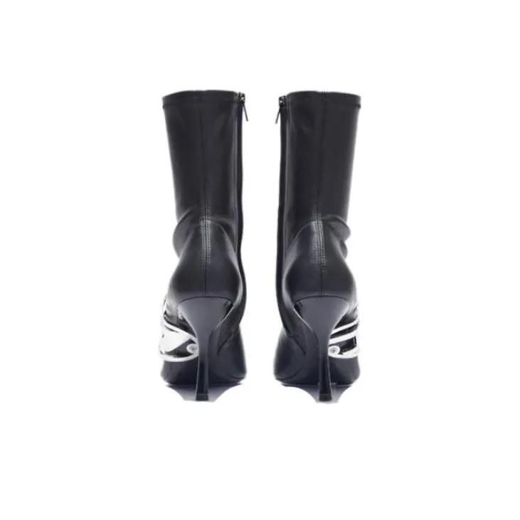 DIESEL Ankle Boots Women's Black-4