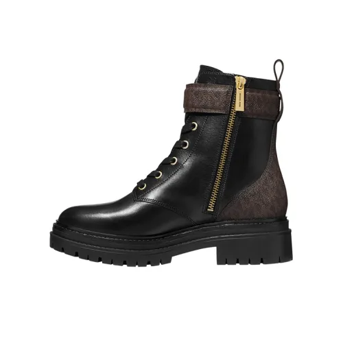 MICHAEL KORS Stark Ankle Boots Women's Black Brown