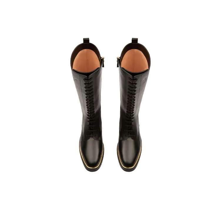 BALLY Lace-up Knee-high Boots-2