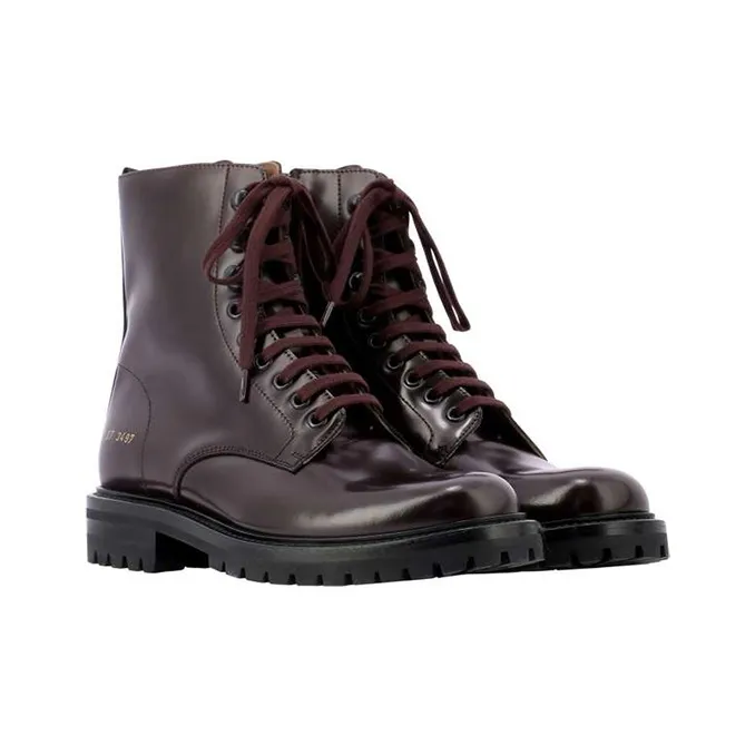 COMMON PROJECTS Ankle Boots Women's Red-2