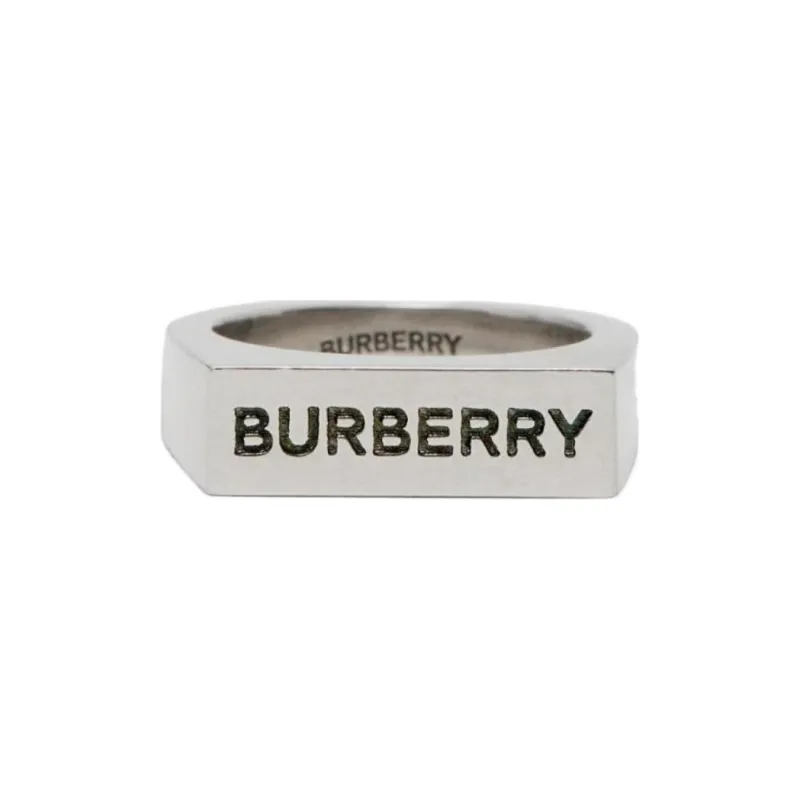 Burberry Brass Rings Men's Silver-5