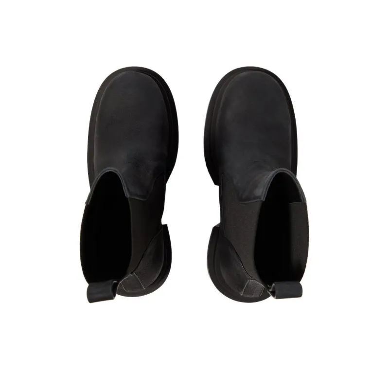 RICK OWENS/RO Beatle Short Chelsea Boots 7.5cm Men's Black-2