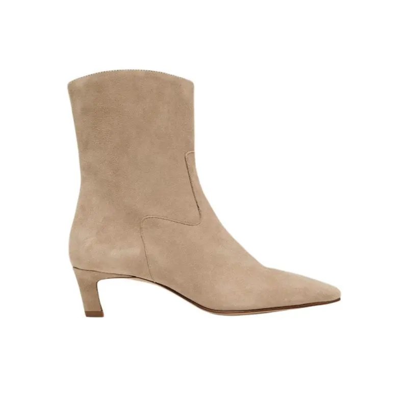 ALOHAS Nash Ankle Boots 4.5cm Women's Beige-1