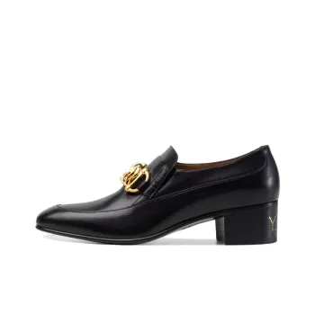 GUCCI 'Ice Lolly' Block Heel High Heels 5cm Men's Black