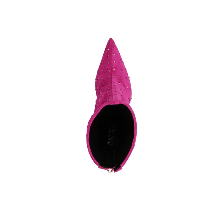Paris Texas 95mm Stud-detail Suede Boots-2