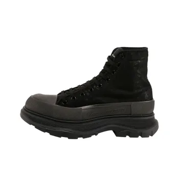 Alexander McQueen Tread Slick Platform Shoes Men's Black