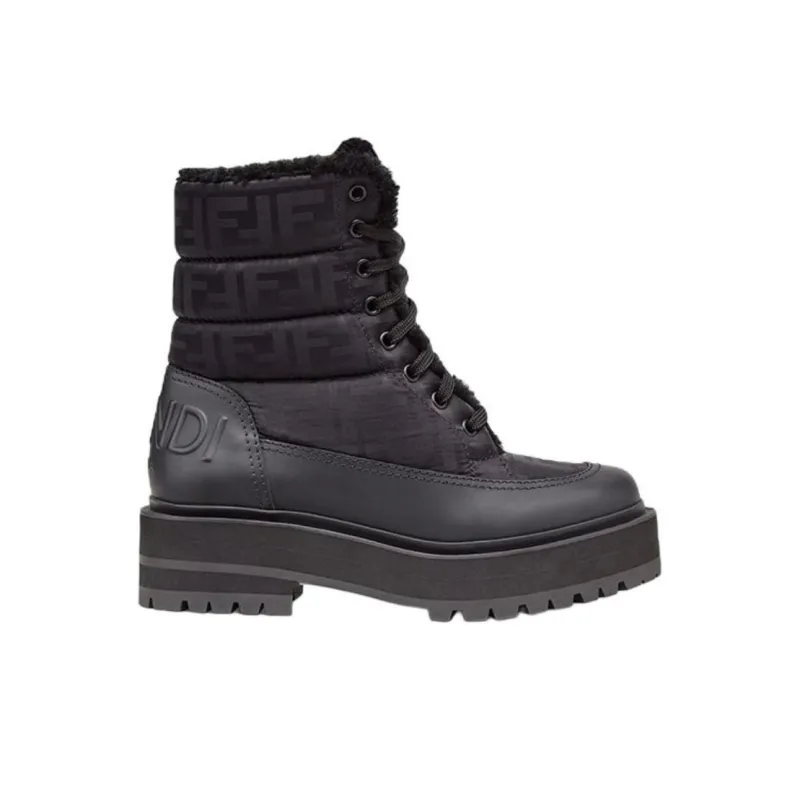 FENDI Fashion Ankle Boots Women's Black-1