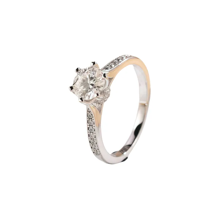 Stone On The Line S925 Silver Rings Women's-0
