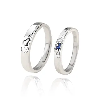 Chongqing Gold Store 999 Fine Silver Rings Unisex