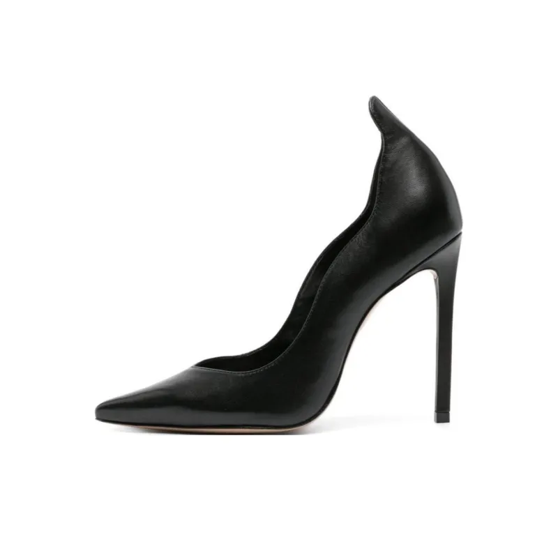 Schutz Slim Heel High Heels Women's Black-0