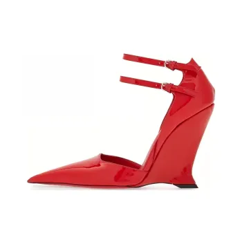 FERRAGAMO 105mm Pointed toe High wedge Sandals