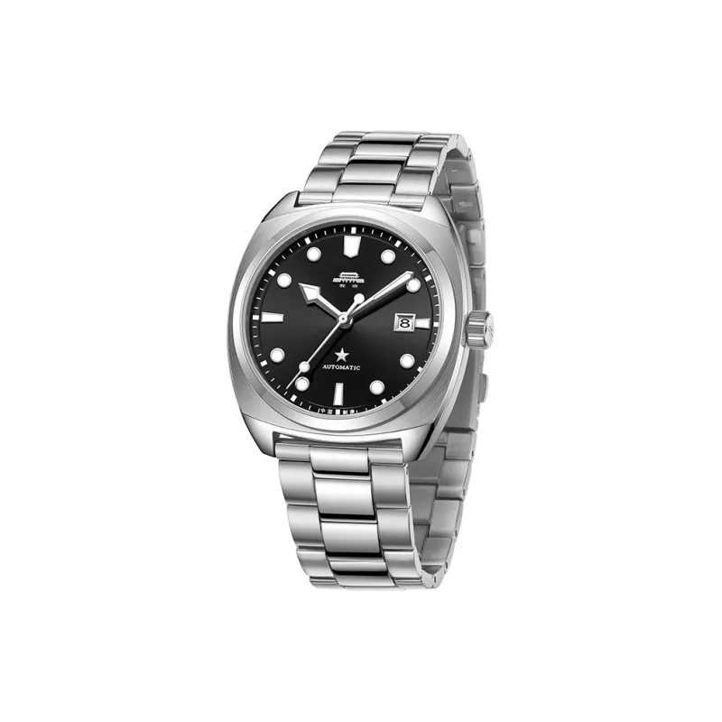 Beijing Voyage Collection Automatic Mechanical Movement Stainless Steel Watchband Watch Men's Watches Silver Dial-10