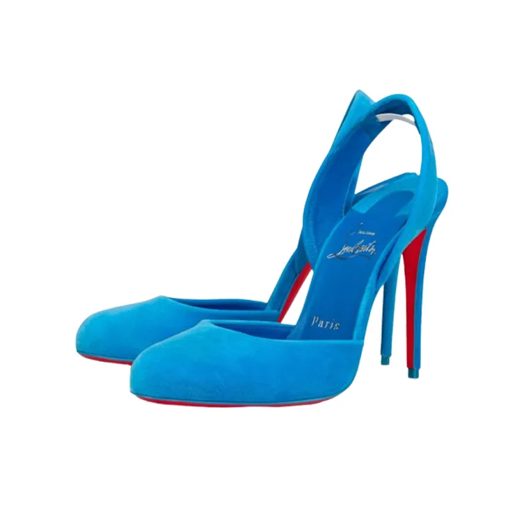CL Slim Heel Stylish Sandal Women's Blue-2