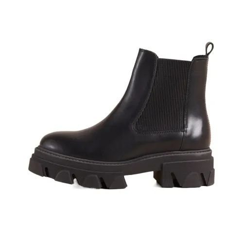 ALOHAS Short Chelsea boots Silver 5.5cm Women's Black