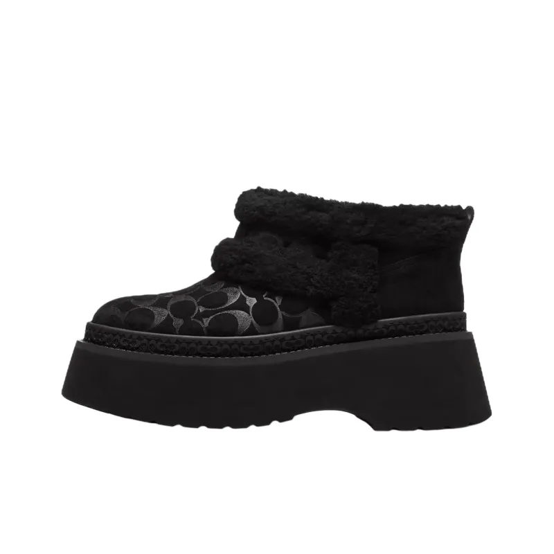 COACH Christina Ankle Boots Women's Black-0