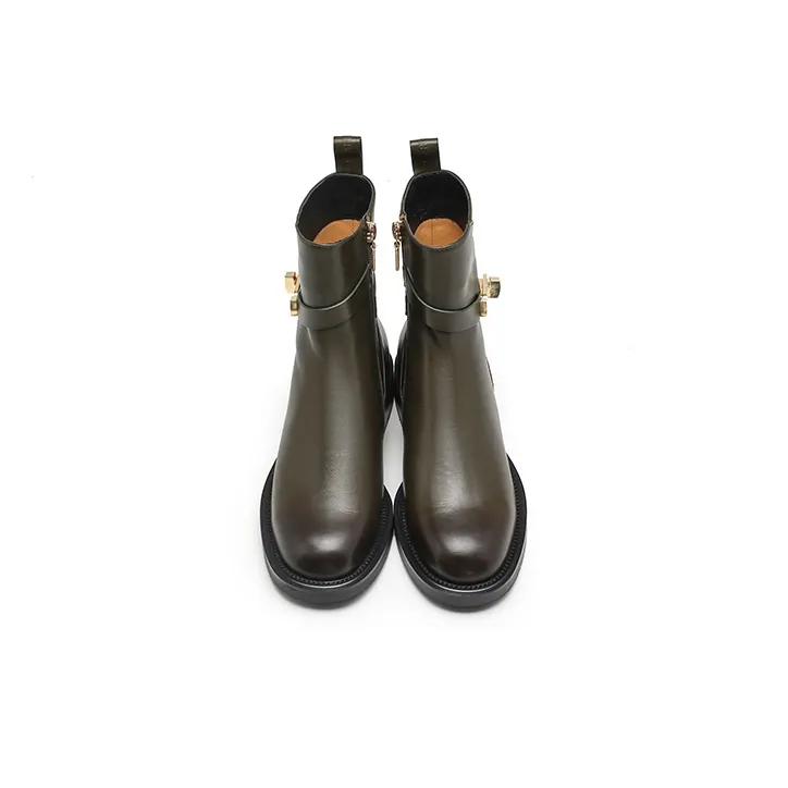 CERRUTI 1881 Ankle Boots Women's Dark Ink Green-2