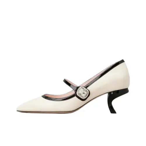 Roger Vivier Virgule High Heels 5.5cm Women's White