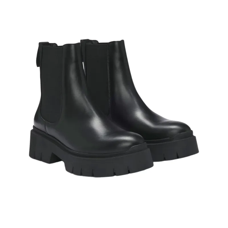 HUGO BOSS Short Chelsea Boots Women's Black-2