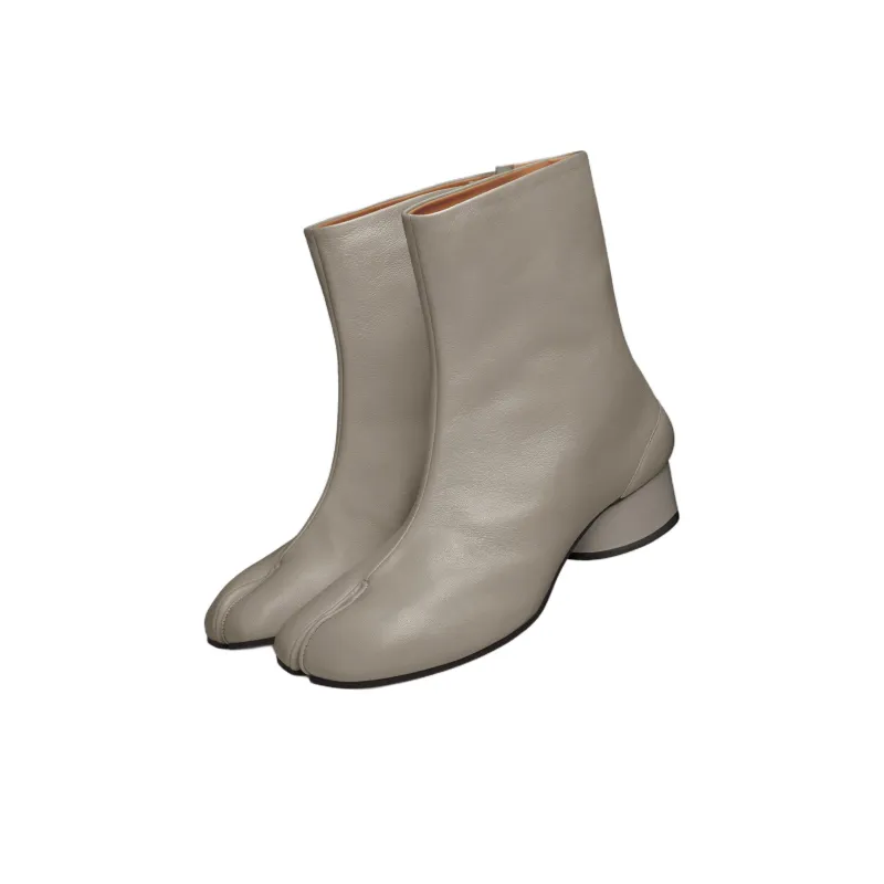 Maison Margiela Tabi Ankle Boots 3cm Women's Gray-3
