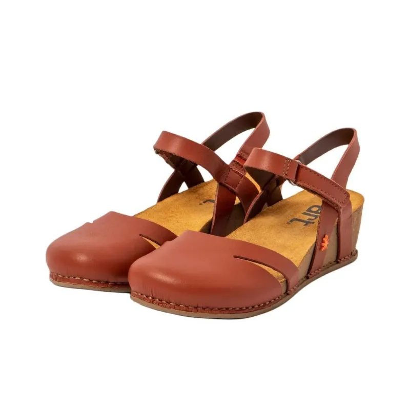 Art I LIVE Casual Single Shoes 4.5cm Women's Red-1