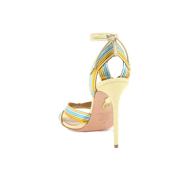 AQUAZZURA Tie-fastening Ankle Sandals-3