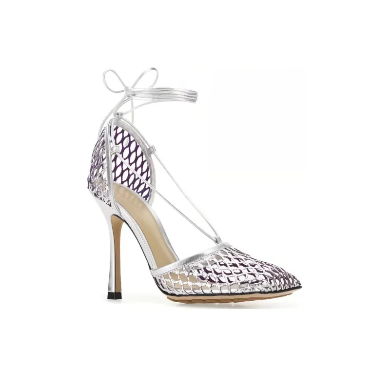 Bottega Veneta Stretched Lace Up Sandals Women's-2
