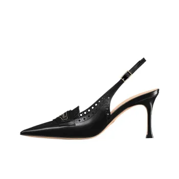 DIOR Boy Slim Heel High Heels 8cm Women's Black