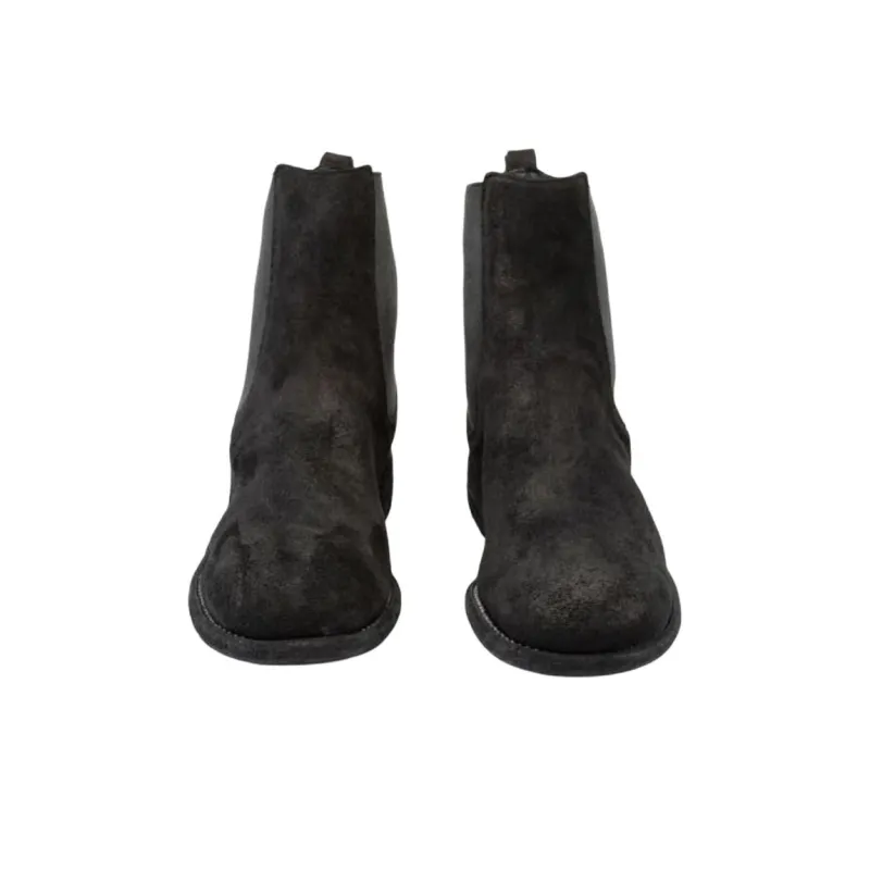 GUIDI Short Chelsea Boots Women's Umber-3