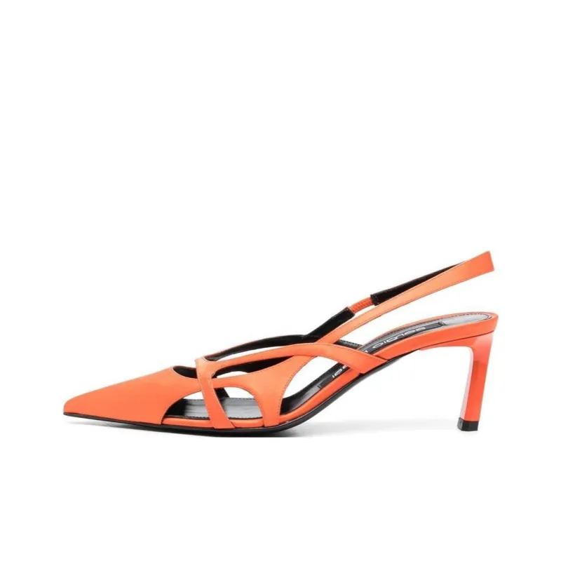 SERGIO ROSSI Aracne 95mm Slip-on Sandals-0
