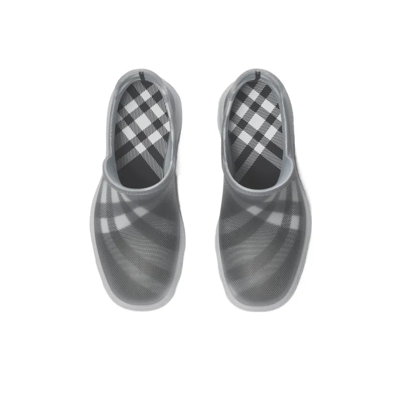 Burberry Marsh Vintage-check Mesh Boots-2