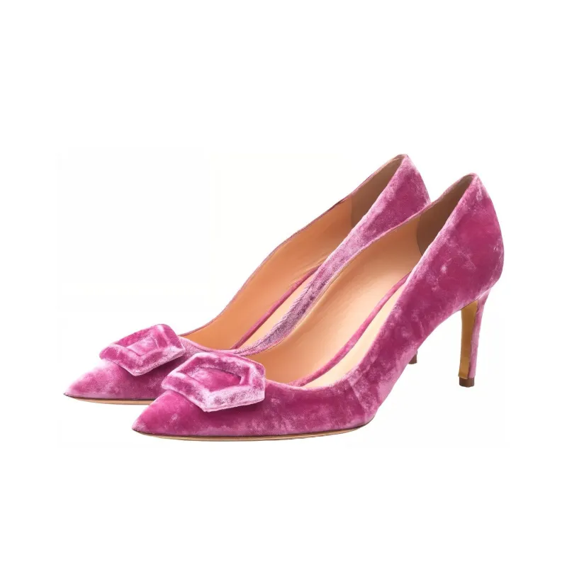 Rupert Sanderson Slim Heel High Heels 7.5cm Women's Pink-2