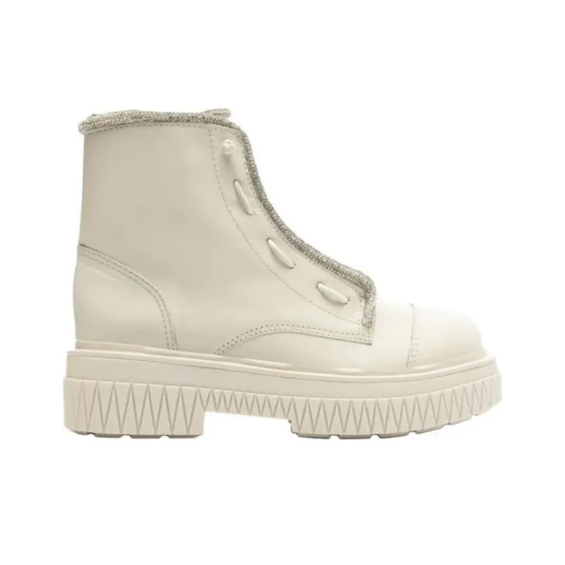 Schutz Amirah Ankle Boots 5cm Women's White-1