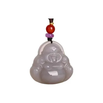 CUIYIN Hetian Jade Pendants Smoky Purple Unisex