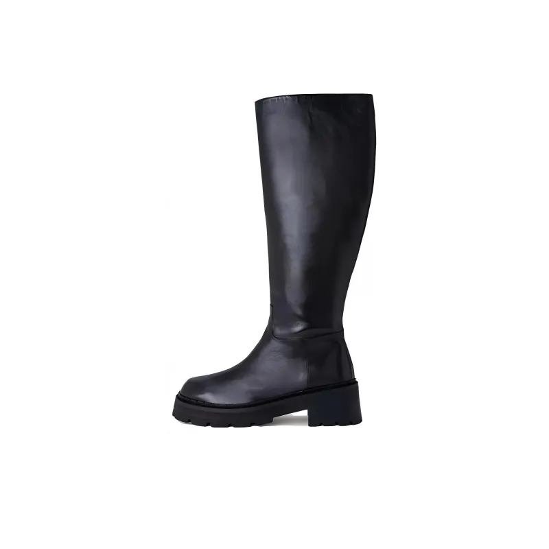 By Far Russel Knee-high Boots 5cm Women's Black-0