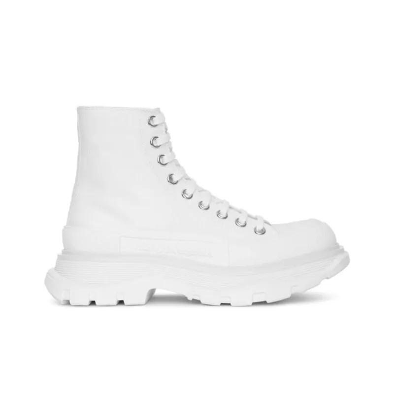 Alexander McQueen Tread Slick Boots 'White' Women's-4
