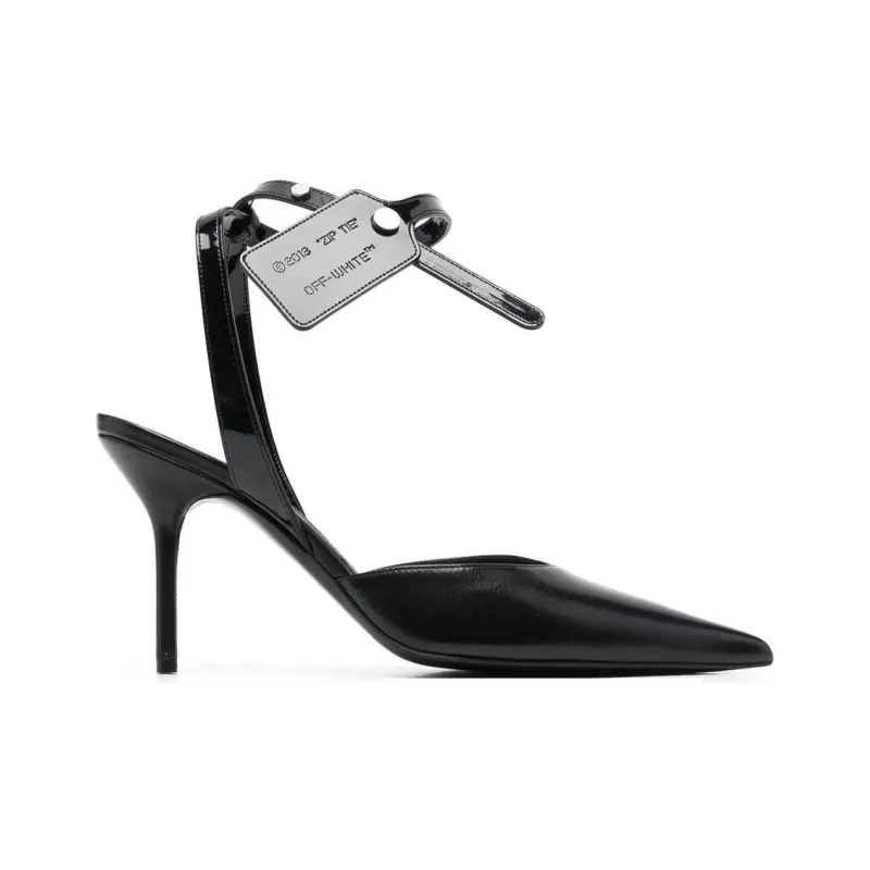OFF WHITE Varnish 95mm Pumps-1