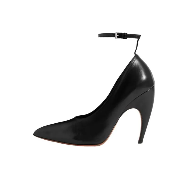 Alaia Irregular Heel High Heels Women's Black-0