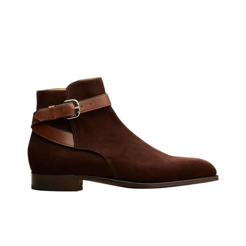 Edward Green Ankle Boots Men's Dark Brown-1