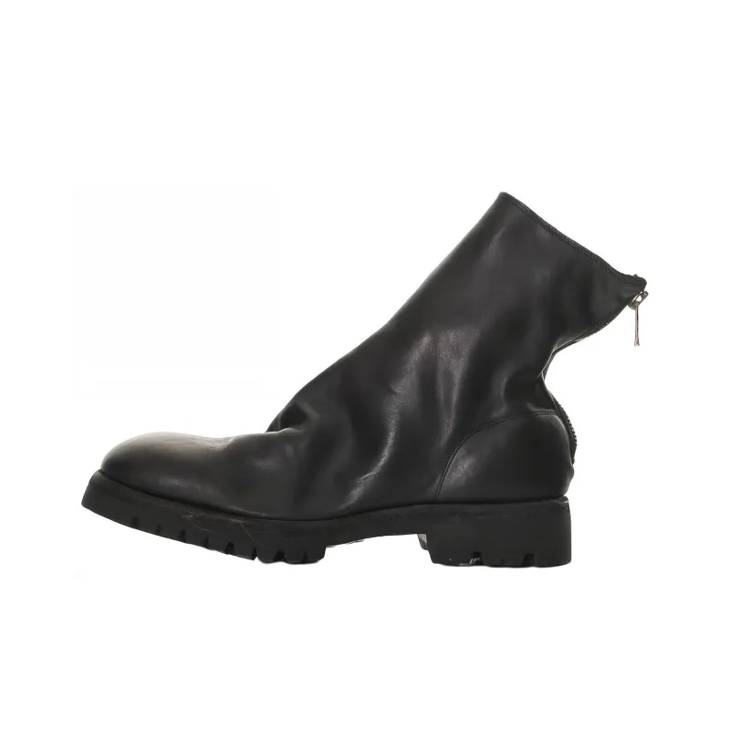 GUIDI 796LV Leather Ankle Boots-0