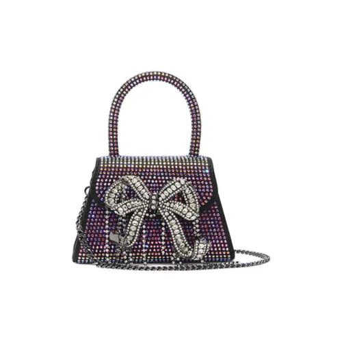 Self portrait Polyester One Shoulder Handbag Mini Women's Black