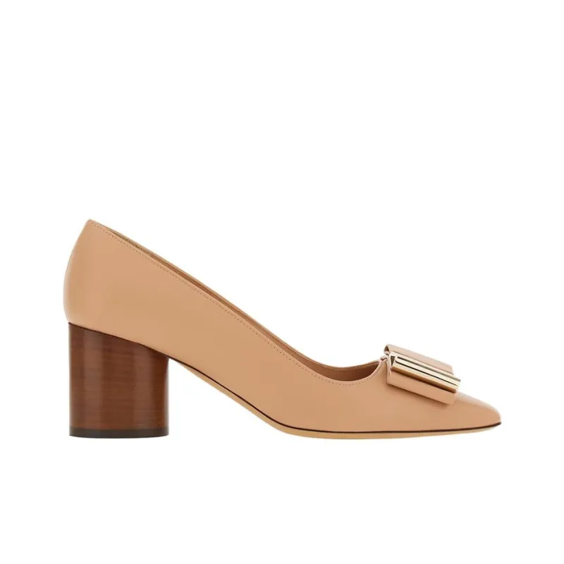 FERRAGAMO 60mm Bow-detailing Pumps-1