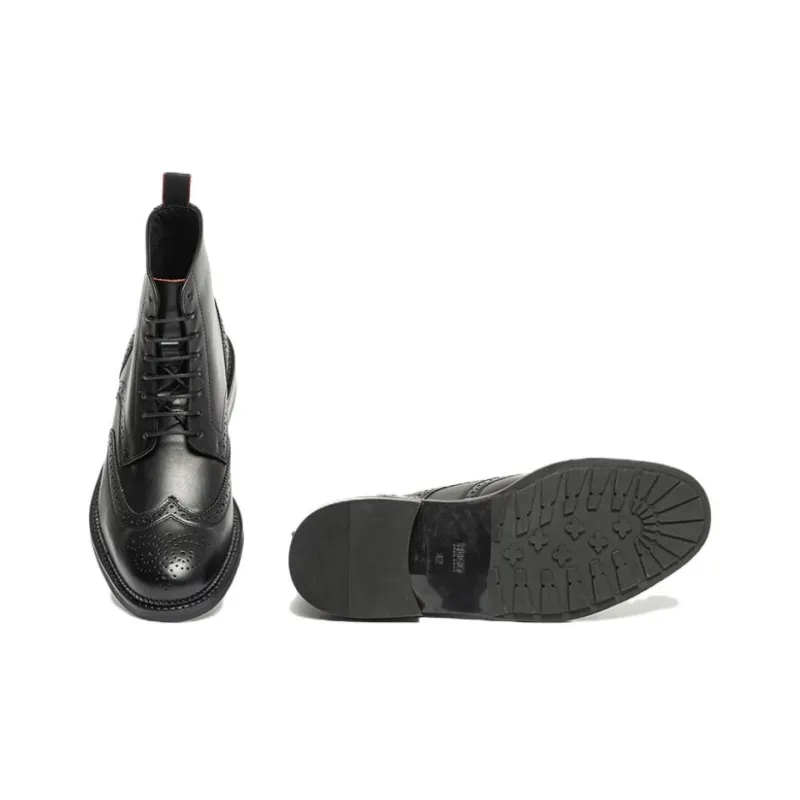 HUGO BOSS Ankle Boots Men's Black-4