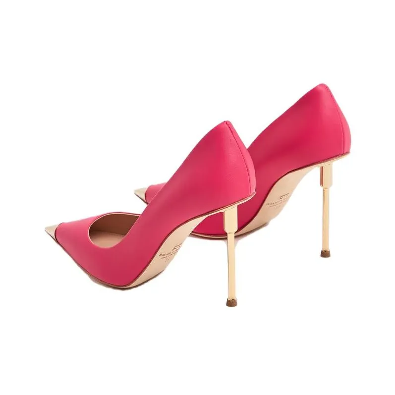 Elisabetta Franchi Slim Heel High Heels 10cm Women's Dark Pink-3